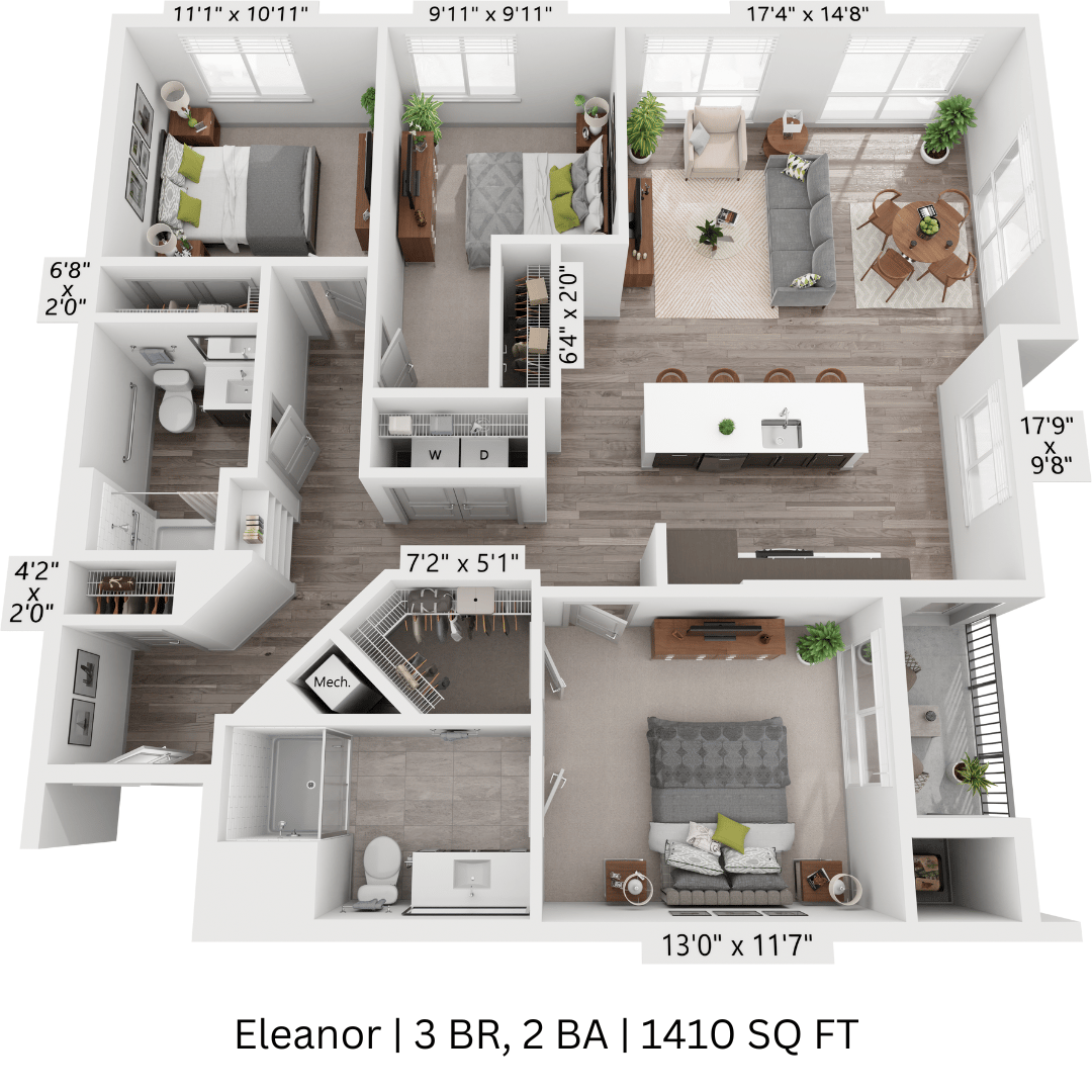 3 bedroom - eleanor